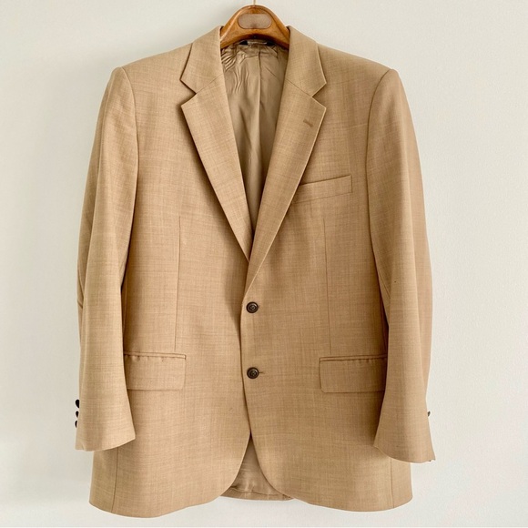 Jos. A. Bank Tan Sport Coat with Notched Lapels - Picture 1 of 8